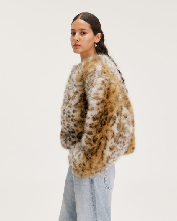 Short Faux Fur Jacket