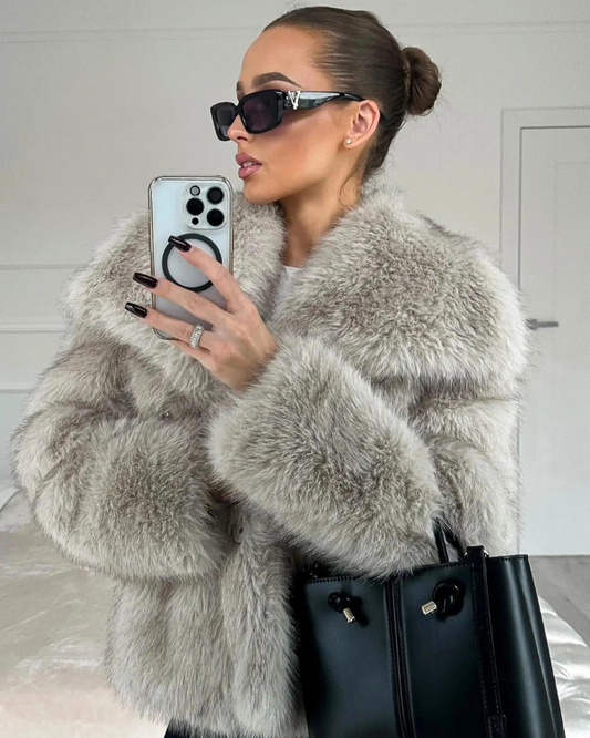 Short Faux Fur Jacket