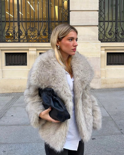 Short Faux Fur Jacket