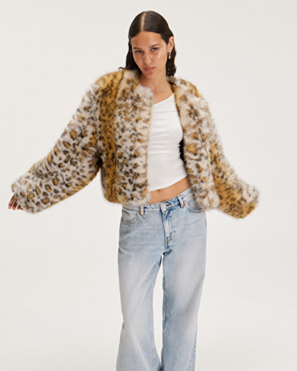 Short Faux Fur Jacket